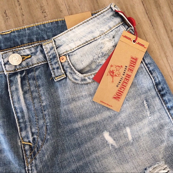 NWT TR Distressed Boyfriend High-rise Jeans - Picture 6 of 8